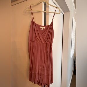 FOREVER 21 - dusty rose wrap dress